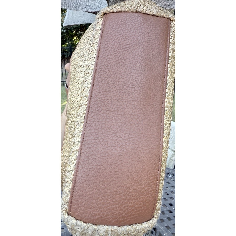Anne Klein Classic Pocket Tote Bag With Leather Handles - Picture 6 of 7